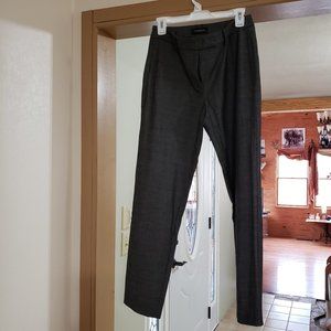 Talbots Size 4 High Waist Straight Leg Trousers Dark Gray